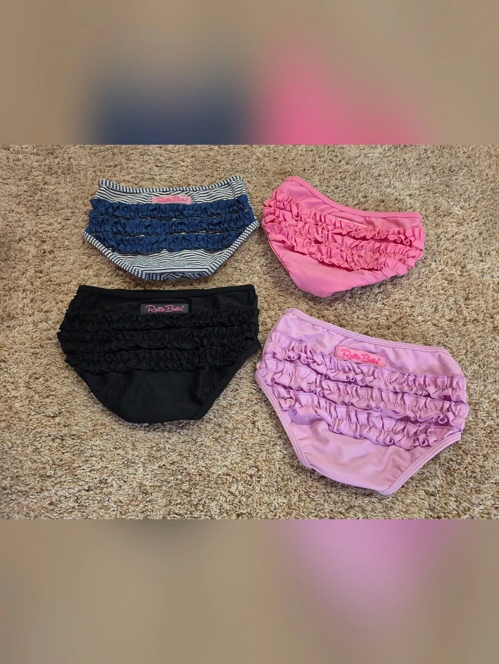 HUGE Lot Girls Ruffle Butts Swim Tops Bottoms Rash Guard Size 5